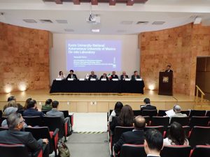 2024年9月にメキシコ国立大学で開催したOn-site Laboratory「地震・津波未災学国際Lab」開所式