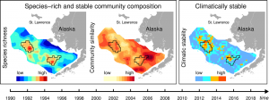 東ベーリング海における海洋生物の多様性と分布および気候の安定性